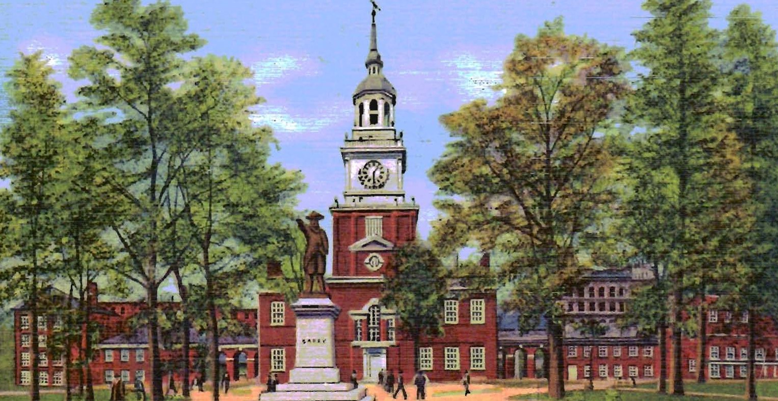 Independence Square, behind Independence Hall